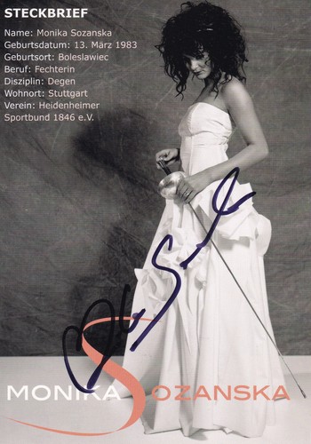 Autografo monika sozanska - -,