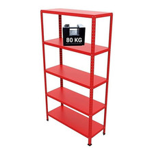 SCAFFALE IN METALLO ROSSO