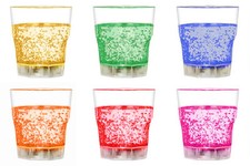 Luci - Confezione Da 6 Bicchieri Tumbler 250 Ml Con 6 Colorazioni Led
