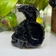 1pz Quarzo Ossidiana Naturale