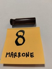 VOLA ORIGINALE PORTA ABITI GANCIO  JACOBSEN  ACCESSORI BAGNO MARRONE CM. 5,5