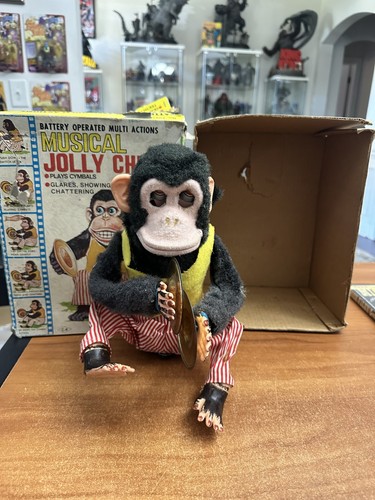 Vintage musical jolly chimp - vintage,
