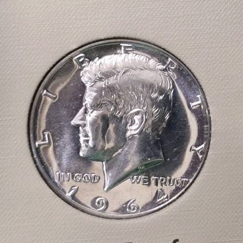 1964 silver proof - 1964, 50c