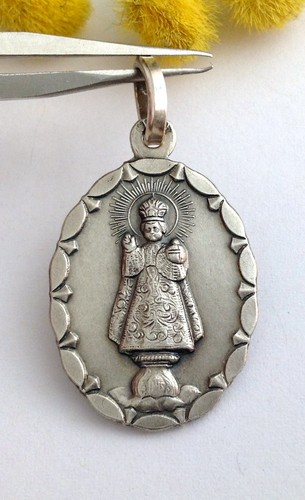 Medaglietta bambin gesu di - medaglietta, "