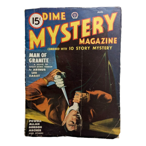 Dime mystery magazine august - magazine,