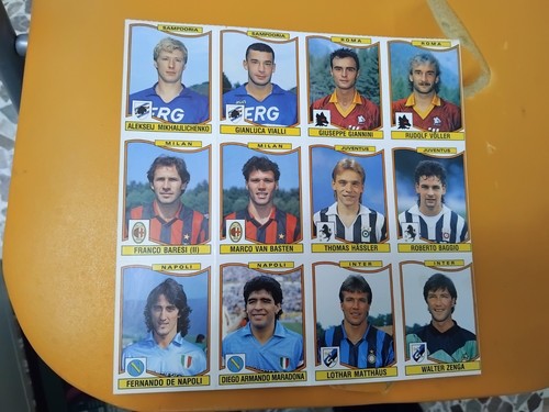 Inserto calciatori panini - calciatori,
