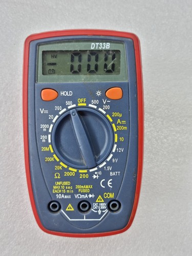 Multimetro digitale dt33b - digitale,