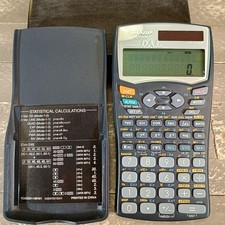 Sharp EL-520W D.A.L. Calcolatrice Scientifica Batteria Solare a Doppia Potenza Con Coperchio