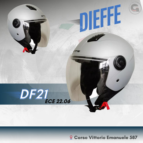 Casco jet dieffe - casco, matt