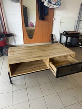 tavolino da salotto in legno e ferro  Stile Industrial