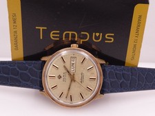 OLMA DUO DATE AUTOMATIC 18KT ROSE GOLD FILLED ANNI 60 VINTAGE OROLOGIO