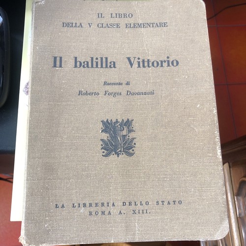 Balilla vittorio libro - il,