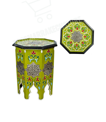 Tavolino marocchino dipinto - , a