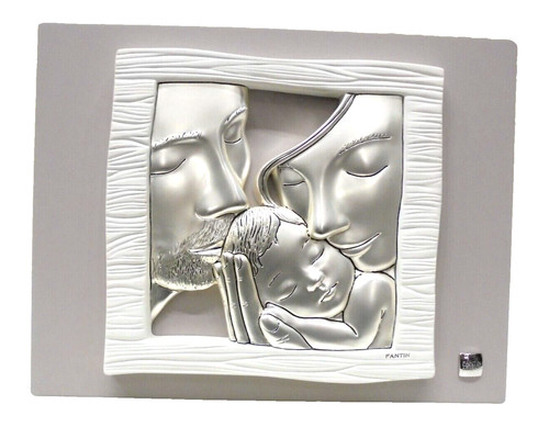 Sacra famiglia argento con - sacra,