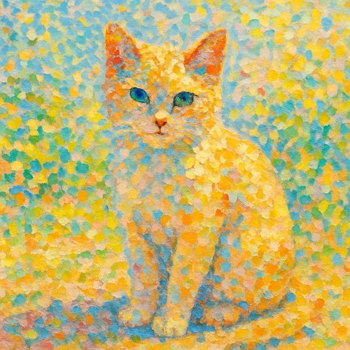 Gatto impressionista claude - gatto,