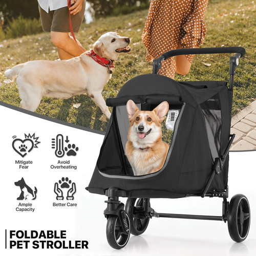 Passeggino per cani - per, pieghevole