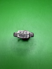 Anello romano in argento I-IV