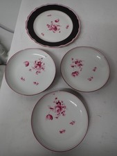 4 pezzi piatti in porcellana