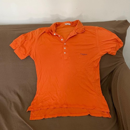 Polo uomo colore arancione - polo,