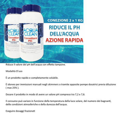Piscina correttore - 2x, pz