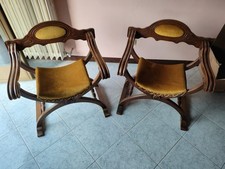 Coppia Sedie Savonarola