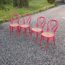 Lotto di 4 sedie vintage in