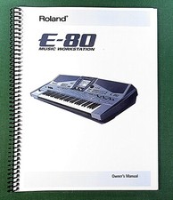 Roland E-80 Owner's