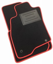 ASC tappetini auto set 4pz FIAT PUNTO 2012-EVO-EASY 2009-2019 kit bordo ROSSO