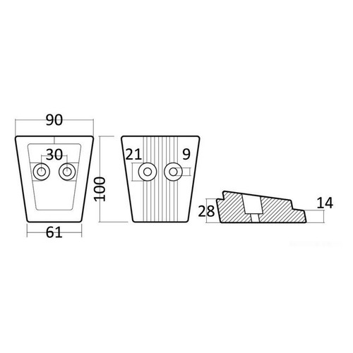 Anodo magnesio piede - , volvo
