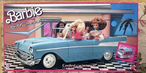 Barbie chevy 1989 - barbie, '57