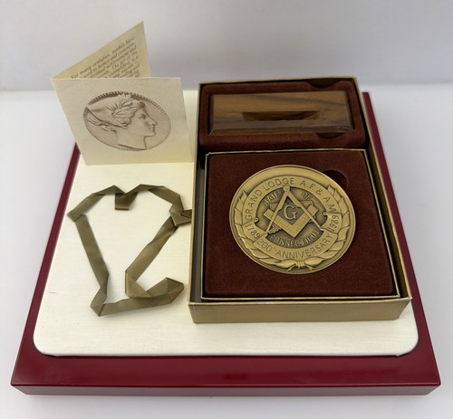 1985 bronzo massonico - bronzo,