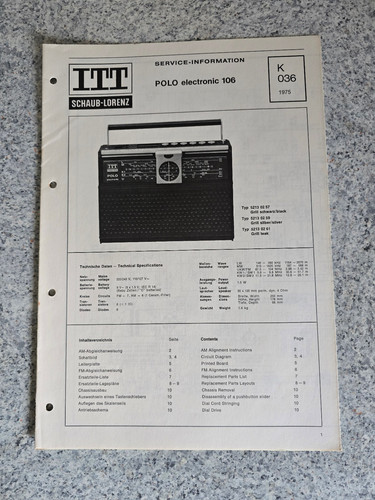Manuale servizio originale - di,