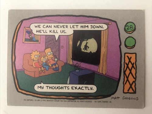 The simpsons topps 1990 - simpsons,