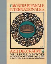 Milano Monza l° Mostra Biennale Arti Decorative 1923 non spedita f. Piccolo