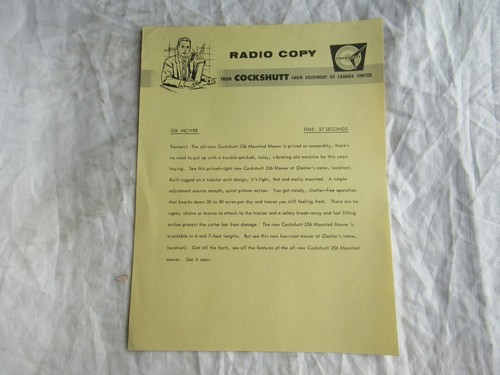 Radio cocksutt 1963 copia - radio,