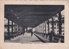BASSANO DEL GRAPPA - Interno del Ponte Vecchio 1951