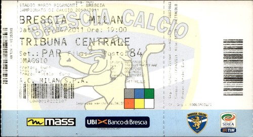 Biglietto stadio brescia - biglietto,