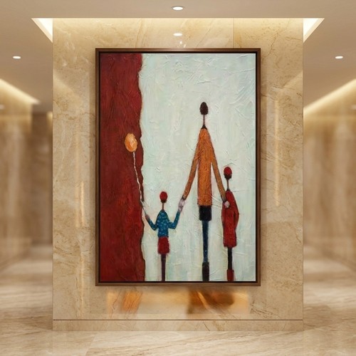 Grande quadro parete - parete, figure