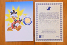 Moneta Cent Numero Uno  Zio Paperone 24 mm (rame bronzo) EDITALIA 1947 TOPOLINO