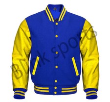 Giacca Letterman Varsity blu
