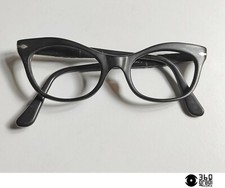  Meflecto Ratti (Persol) vintage 1950s montatura per occhiali a gatta (small)