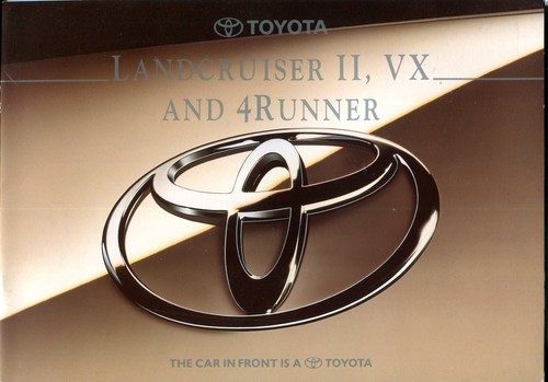 Toyota landcruiser e - ii, vx