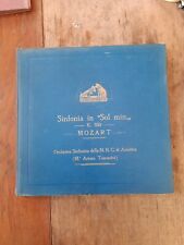 sinfonia in Sol Minore K 550 Mozart La voce del padrone vinili 78 giri