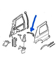 RIVESTIMENTO INTERNO PARAFANGO POSTERIORE SX PEUGEOT 106 ORIGINALE 852962