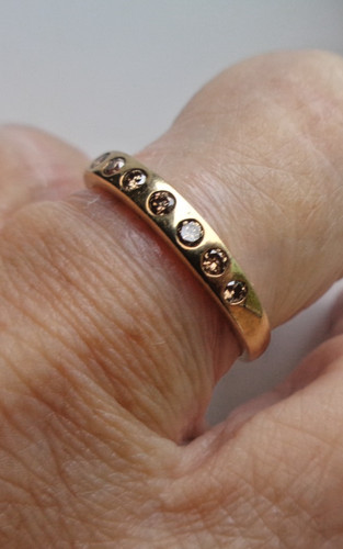 Anello tennis oro - tennis, 9ct