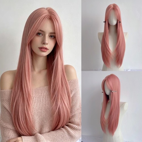 Parrucca rosa rete - rosa,