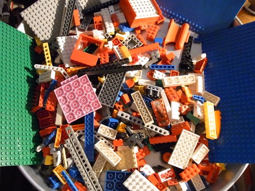Lego über bausteine - lego,