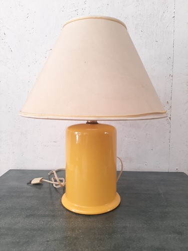 Lampada ceramica gialla - in,