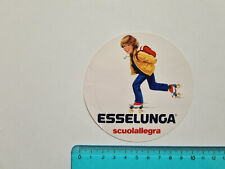 ADESIVO ESSELUNGA SCUOLALLEGRA STICKER AUTOCOLLANT VINTAGE 80s ORIGINAL