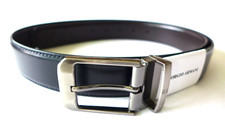 Cintura in pelle reversibile Giorgio Armani...GA6290...nuovo stile...made in Italy